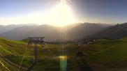 Archived webcam image showing Mountain Hüttenkopf, Golm on 18 Jun 2026 at 07:12