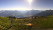 Archiviertes Webcam Bild: Golm: Panorama vom Hüttenkopf aufs Skigebiet am 12.07.2026 um 08:02 Uhr
