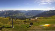 Archiviertes Webcam Bild: Golm: Panorama vom Hüttenkopf aufs Skigebiet am 26.08.2026 um 10:11 Uhr