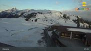 Archiviertes Webcam Bild: Bergstation Sonnenkopf - Klösterle am 18.04.2026 um 07:08 Uhr