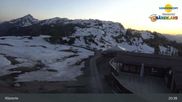 Archived webcam image showing Top Station Sonnenkopf - Klösterle on 2 May 2026 at 01:19