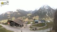 Archiviertes Webcam Bild: Kleinwalsertal: Zafernalift Bergstation am 03.05.2026 um 18:16 Uhr