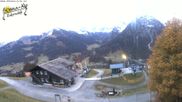 Archived webcam image showing Zafernalift mountain station on 23 Oct 2026 at 18:49