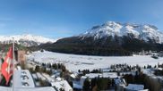 Archiviertes Webcam Bild: St. Moritz Dorf: Ausblick Hotel Schweizerhof Richtung See am 26 Feb 2026 um 16:11 Uhr