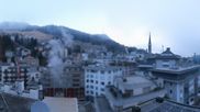 Archiviertes Webcam Bild: St. Moritz Dorf: Ausblick Hotel Schweizerhof Richtung See am 12.04.2026 um 07:10 Uhr