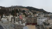 Archiviertes Webcam Bild: St. Moritz Dorf: Ausblick Hotel Schweizerhof Richtung See am 12.04.2026 um 10:10 Uhr