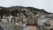 Archiviertes Webcam Bild: St. Moritz Dorf: Ausblick Hotel Schweizerhof Richtung See am 12.04.2026 um 12:10 Uhr