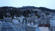 Archiviertes Webcam Bild: St. Moritz Dorf: Ausblick Hotel Schweizerhof Richtung See am 13.04.2026 um 07:12 Uhr