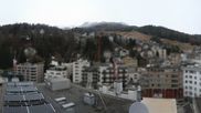 Archiviertes Webcam Bild: St. Moritz Dorf: Ausblick Hotel Schweizerhof Richtung See am 13.04.2026 um 08:12 Uhr