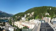 Archiviertes Webcam Bild: St. Moritz Dorf: Ausblick Hotel Schweizerhof Richtung See am 24.06.2026 um 08:01 Uhr
