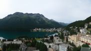 Archived webcam image showing St. Moritz village II - View from Hotel Schweizerhof towards St. Moritz Bad on 7 Jul 2026 at 10:59