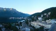 Archiviertes Webcam Bild: St. Moritz Dorf: Ausblick Hotel Schweizerhof Richtung See am 12.07.2026 um 06:40 Uhr