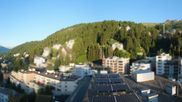 Archiviertes Webcam Bild: St. Moritz Dorf: Ausblick Hotel Schweizerhof Richtung See am 12.07.2026 um 07:40 Uhr