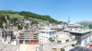 Archiviertes Webcam Bild: St. Moritz Dorf: Ausblick Hotel Schweizerhof Richtung See am 12.07.2026 um 14:40 Uhr