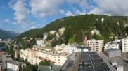 Archiviertes Webcam Bild: St. Moritz Dorf: Ausblick Hotel Schweizerhof Richtung See am 27.07.2026 um 08:26 Uhr