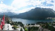 Archiviertes Webcam Bild: St. Moritz Dorf: Ausblick Hotel Schweizerhof Richtung See am 27.07.2026 um 10:26 Uhr