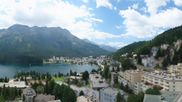 Archiviertes Webcam Bild: St. Moritz Dorf: Ausblick Hotel Schweizerhof Richtung See am 27.07.2026 um 12:26 Uhr