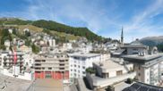 Archiviertes Webcam Bild: St. Moritz Dorf: Ausblick Hotel Schweizerhof Richtung See am 13.09.2026 um 12:45 Uhr