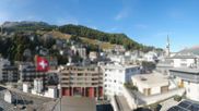 Archived webcam image showing St. Moritz village II - View from Hotel Schweizerhof towards St. Moritz Bad on 29 Sep 2026 at 16:28