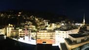 Archived webcam image showing St. Moritz village II - View from Hotel Schweizerhof towards St. Moritz Bad on 28 Oct 2026 at 18:08