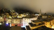 Archived webcam image showing St. Moritz village II - View from Hotel Schweizerhof towards St. Moritz Bad on 30 Oct 2026 at 02:36