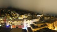 Archived webcam image showing St. Moritz village II - View from Hotel Schweizerhof towards St. Moritz Bad on 30 Oct 2026 at 04:36