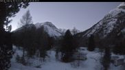 Archived webcam image showing Camping Morteratsch, Engadin on 26 Feb 2026 at 06:45