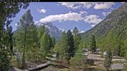 Archiviertes Webcam Bild: Campingplatz Morteratsch, Pontresina am 28.05.2026 um 10:35 Uhr
