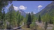 Archiviertes Webcam Bild: Campingplatz Morteratsch, Pontresina am 28.05.2026 um 12:35 Uhr