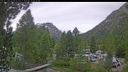 Archived webcam image showing Camping Morteratsch, Engadin on 14 Jun 2026 at 06:41