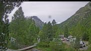 Archived webcam image showing Camping Morteratsch, Engadin on 14 Jun 2026 at 08:41