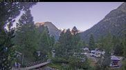 Archiviertes Webcam Bild: Campingplatz Morteratsch, Pontresina am 12.07.2026 um 06:40 Uhr