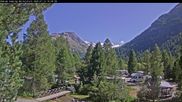 Archiviertes Webcam Bild: Campingplatz Morteratsch, Pontresina am 12.07.2026 um 16:40 Uhr