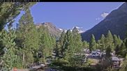 Archived webcam image showing Camping Morteratsch, Engadin on 12 Jul 2026 at 18:53