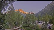 Archived webcam image showing Camping Morteratsch, Engadin on 12 Jul 2026 at 20:29