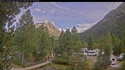 Archiviertes Webcam Bild: Campingplatz Morteratsch, Pontresina am 26.08.2026 um 18:36 Uhr