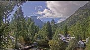 Archived webcam image showing Camping Morteratsch, Engadin on 17 Sep 2026 at 10:56