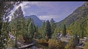 Archived webcam image showing Camping Morteratsch, Engadin on 29 Sep 2026 at 10:35