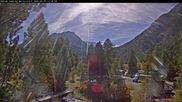 Archived webcam image showing Camping Morteratsch, Engadin on 29 Sep 2026 at 12:35