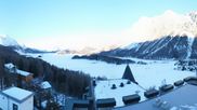 Archiviertes Webcam Bild: Sils im Engadin: Ausblick vom Hotel Waldhaus am 26 Feb 2026 um 08:20 Uhr