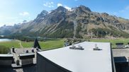 Archiviertes Webcam Bild: Sils im Engadin: Ausblick vom Hotel Waldhaus am 21.05.2026 um 16:47 Uhr