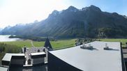 Archiviertes Webcam Bild: Sils im Engadin: Ausblick vom Hotel Waldhaus am 21.05.2026 um 18:47 Uhr