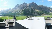Archiviertes Webcam Bild: Sils im Engadin: Ausblick vom Hotel Waldhaus am 29.05.2026 um 16:35 Uhr