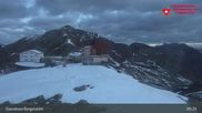 Archived webcam image showing Diavolezza - Top station on 7 Jun 2026 at 05:53