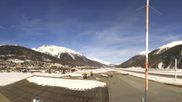Archived webcam image showing Samedan I - Airport orientation west on 26 Feb 2026 at 14:46