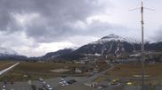 Archiviertes Webcam Bild: Engadin Airport: Flugplatz Panoramakamera am 12.04.2026 um 16:09 Uhr