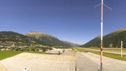 Archiviertes Webcam Bild: Engadin Airport: Flugplatz Panoramakamera am 12.07.2026 um 14:39 Uhr