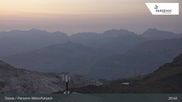 Archived webcam image showing Davos Klosters: Weissfluhjoch (2260 m) on 12 Aug 2026 at 01:39