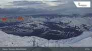 Archived webcam image showing Davos Klosters: Weissfluhjoch (2260 m) on 25 Oct 2026 at 08:27