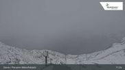 Archived webcam image showing Davos Klosters: Weissfluhjoch (2260 m) on 25 Oct 2026 at 11:27